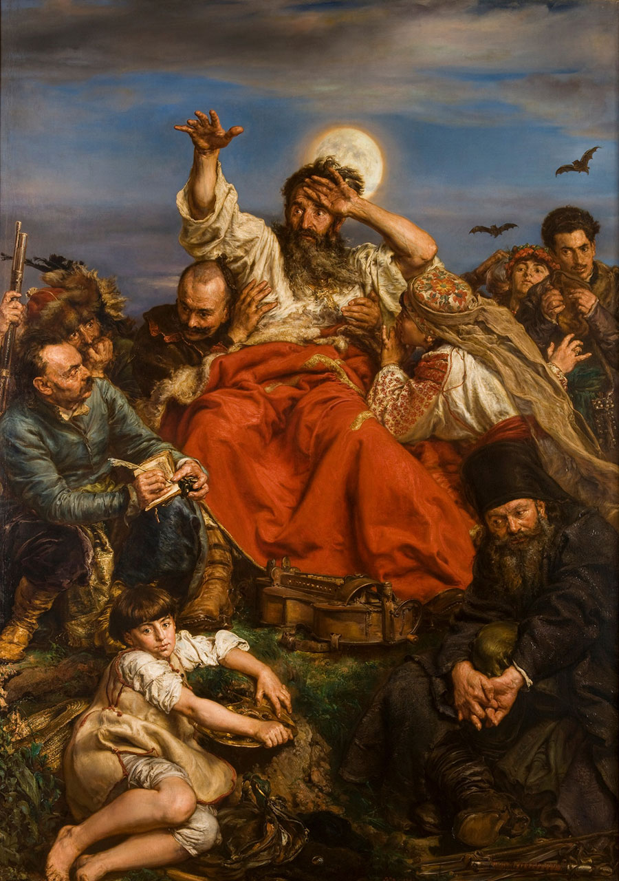 Jan Matejko, „Wernyhora”, 1884, Muzeum Narodowe w Krakowie