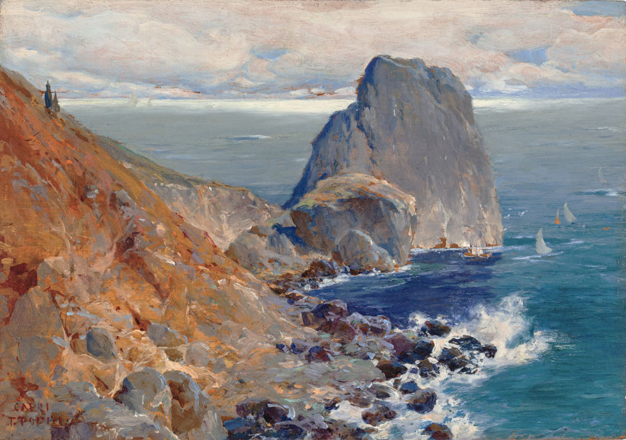 Tadeusz Popiel „Krajobraz z Capri”, przed 1907