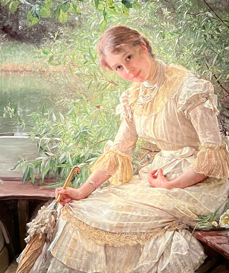 Bertha Wegmann, Portret Marie Triepcke, 1885