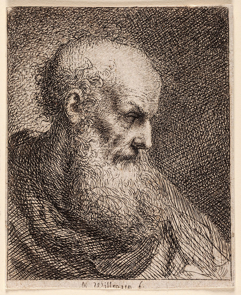 Michael Willmann, Zestaw czterech portretów męskich [Trzej Apostołowie oraz Portret lubiąskiego opata Arnolda Freibergera], niedatowane