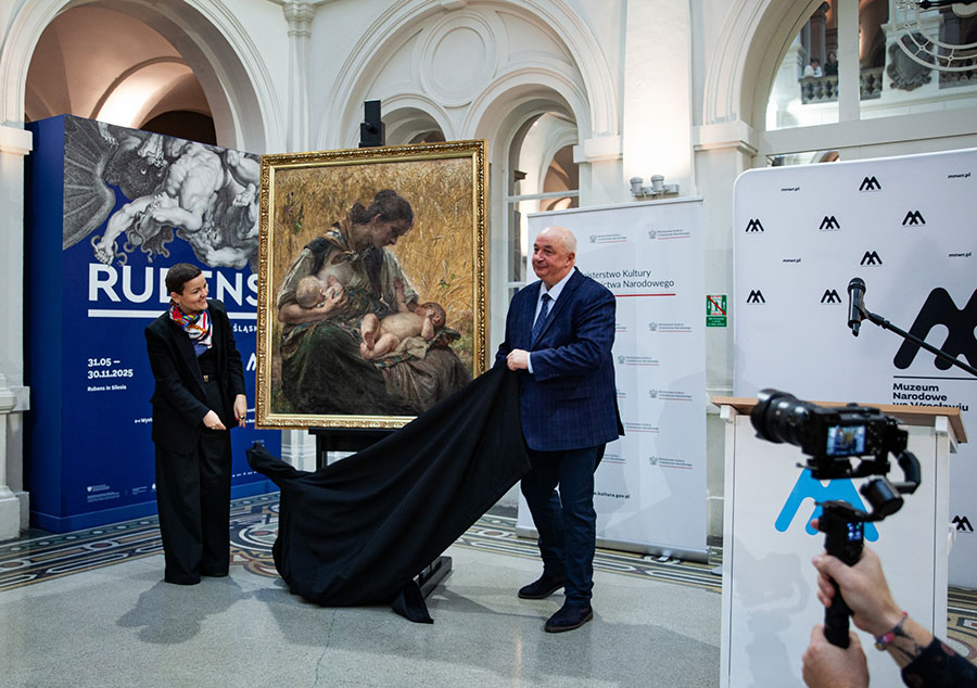 Odzyskany obraz Berthy Wegmann „Lato”