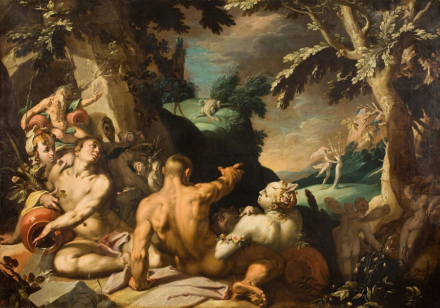 Abraham Bloemaert „Historia Apolla i Dafne”, 1592