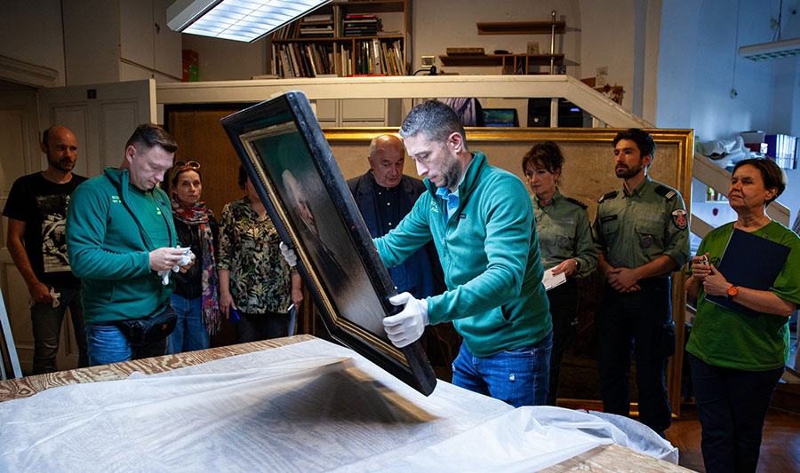 Odzyskany obraz Antona Graffa „Autoportret w wieku 72 lat”