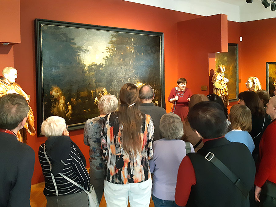 Fotorelacja z oprowadzania dla Stowarzyszenia po najciekawszych dziełach z muzealnej kolekcji