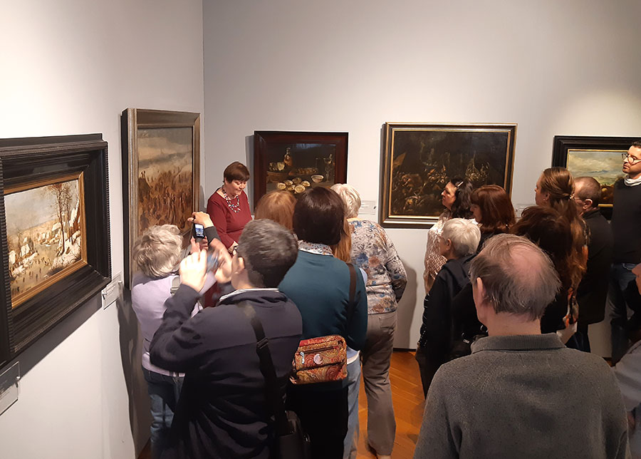 Fotorelacja z oprowadzania dla Stowarzyszenia po najciekawszych dziełach z muzealnej kolekcji