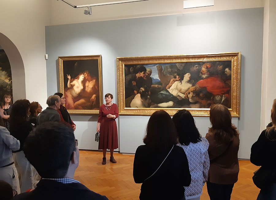 Fotorelacja z oprowadzania dla Stowarzyszenia po najciekawszych dziełach z muzealnej kolekcji