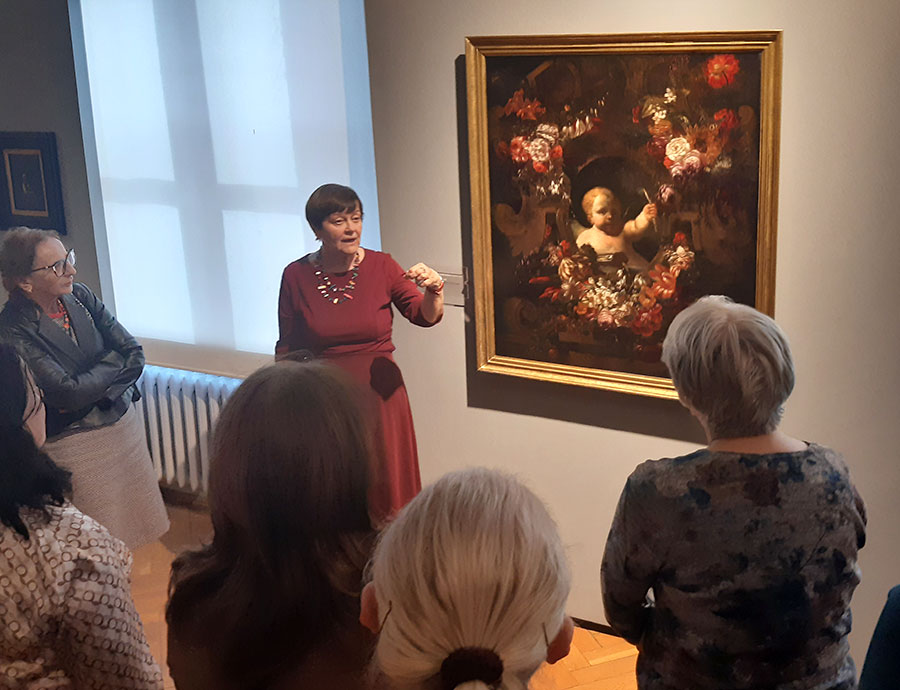 Fotorelacja z oprowadzania dla Stowarzyszenia po najciekawszych dziełach z muzealnej kolekcji