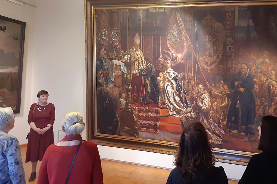 Fotorelacja z oprowadzania dla Stowarzyszenia po najciekawszych dziełach z muzealnej kolekcji