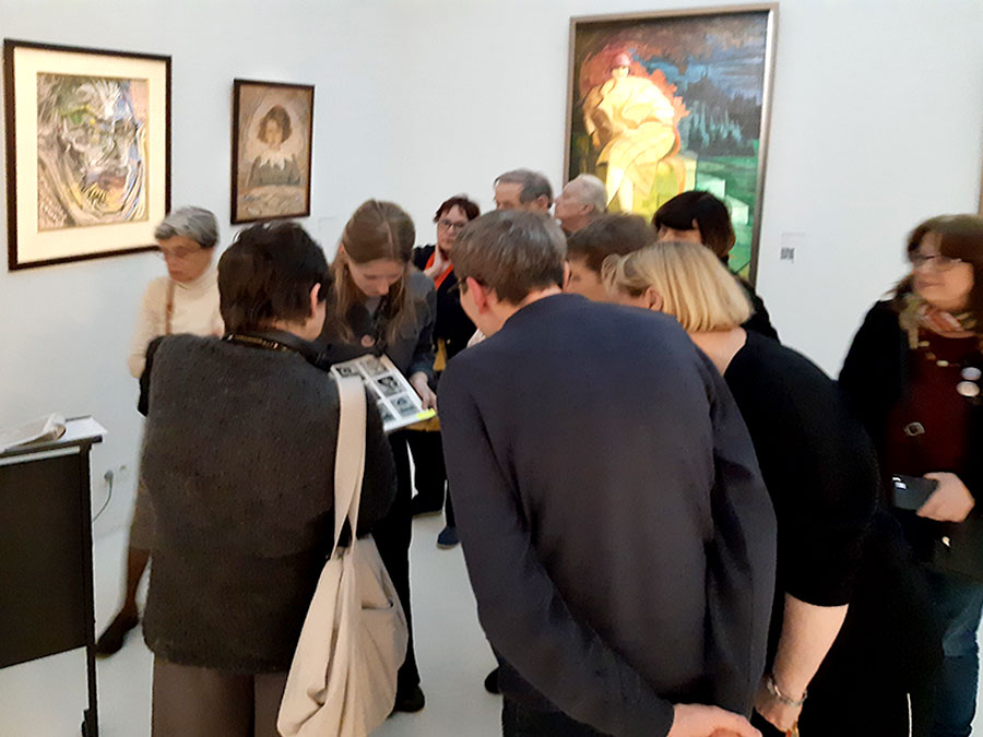 Fotorelacja ze spotkania Stowarzyszenia Przyjaciół Muzeum poświęconego portretom Witkacego w Pawilonie Czterech Kopuł