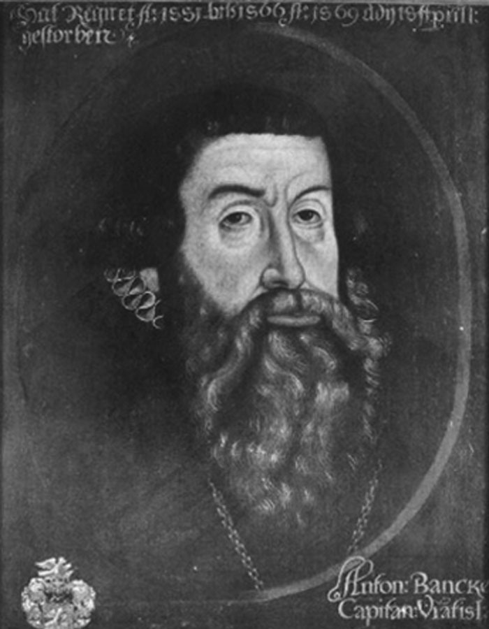 Portret Antona st. Bancke (czrno-biały)