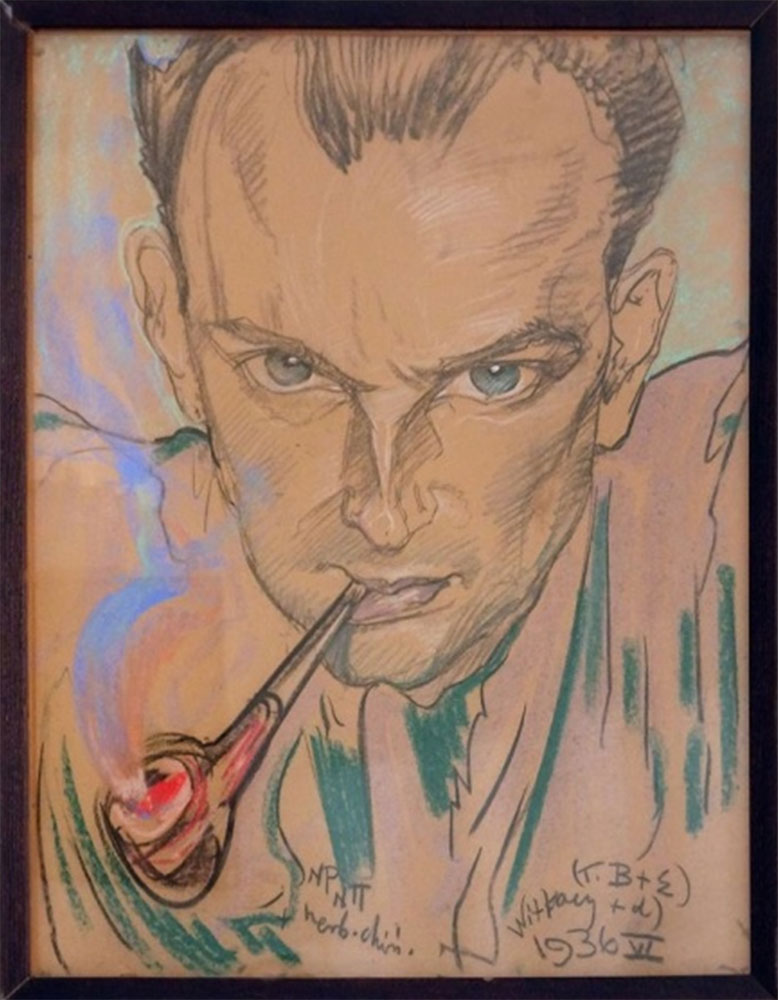Stanisław Ignacy Witkiewicz, Portret Adama Steinborna, 1936