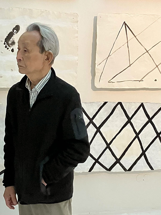 Koji Kamoji z wizytą na wystawie „Wschód słońca na Zachodzie”