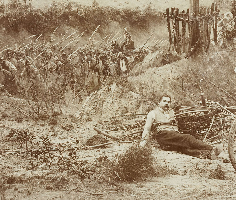 Ludwig Boller tworzący Panoramę Racławicką