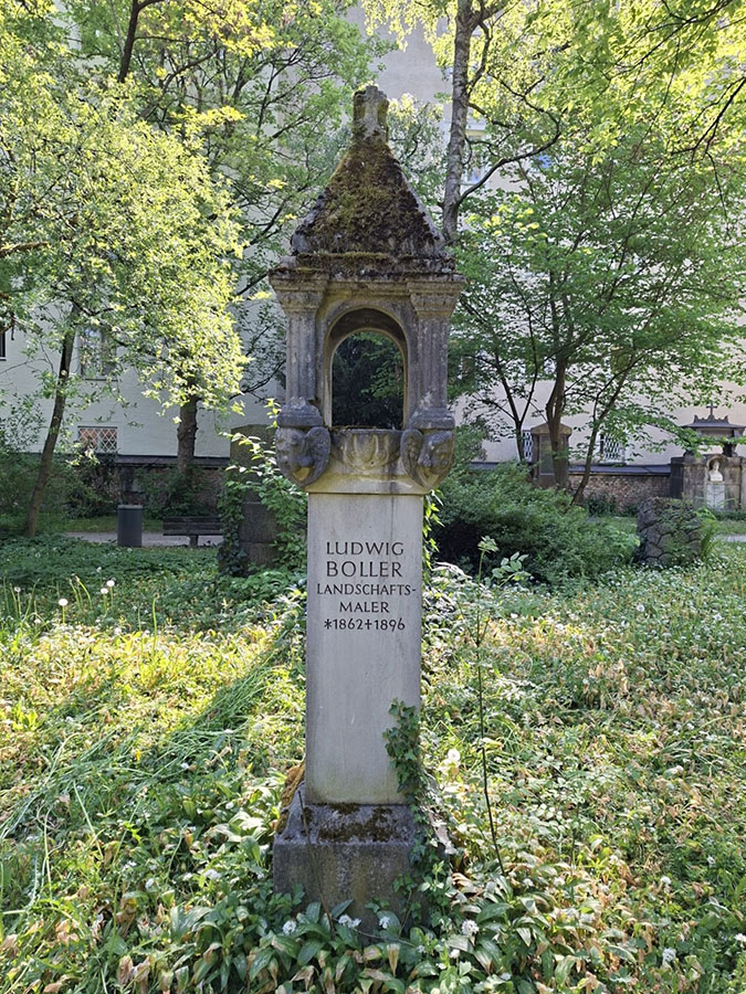 Grób Ludwiga Bollera w Monachium