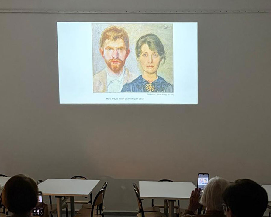 Fotorelacja z wykładu „Bertha Wegmann i duńskie muzea sztuki…”