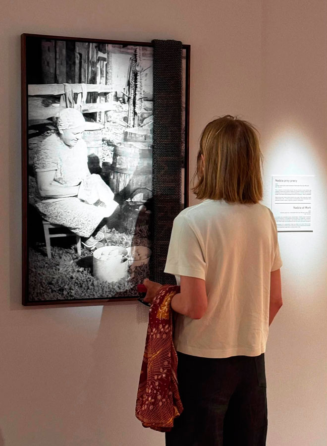 Wizyta Hanny Wróblewskiej w Muzeum Etnograficznym