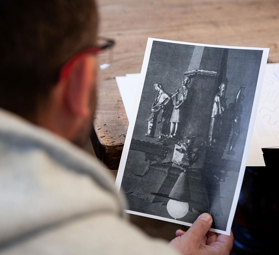 Przedstawiciele Komisji ds. Kultury i Nauki Urzędu Miejskiego Wrocławia z wizytą w Muzeum Narodowym