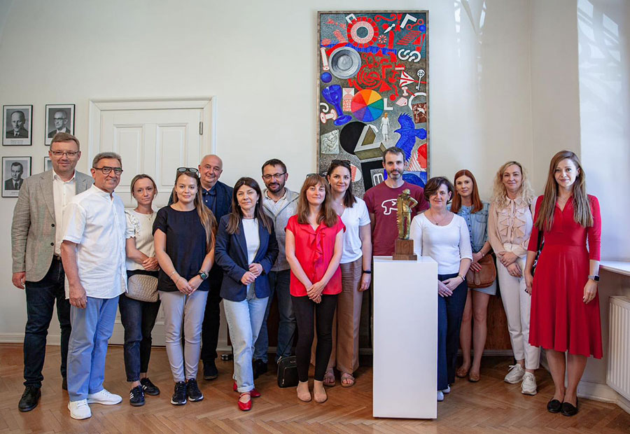Przedstawiciele Komisji ds. Kultury i Nauki Urzędu Miejskiego Wrocławia z wizytą w Muzeum Narodowym