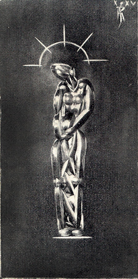 Plakietka z postacią święte