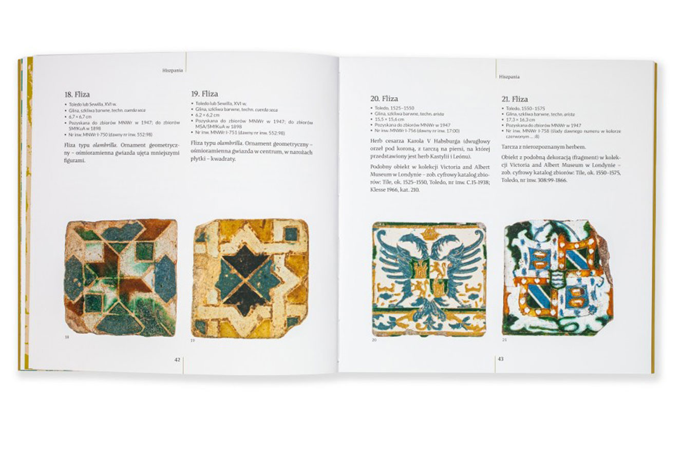 Katalog „Flizy” – wnętrze publikacji