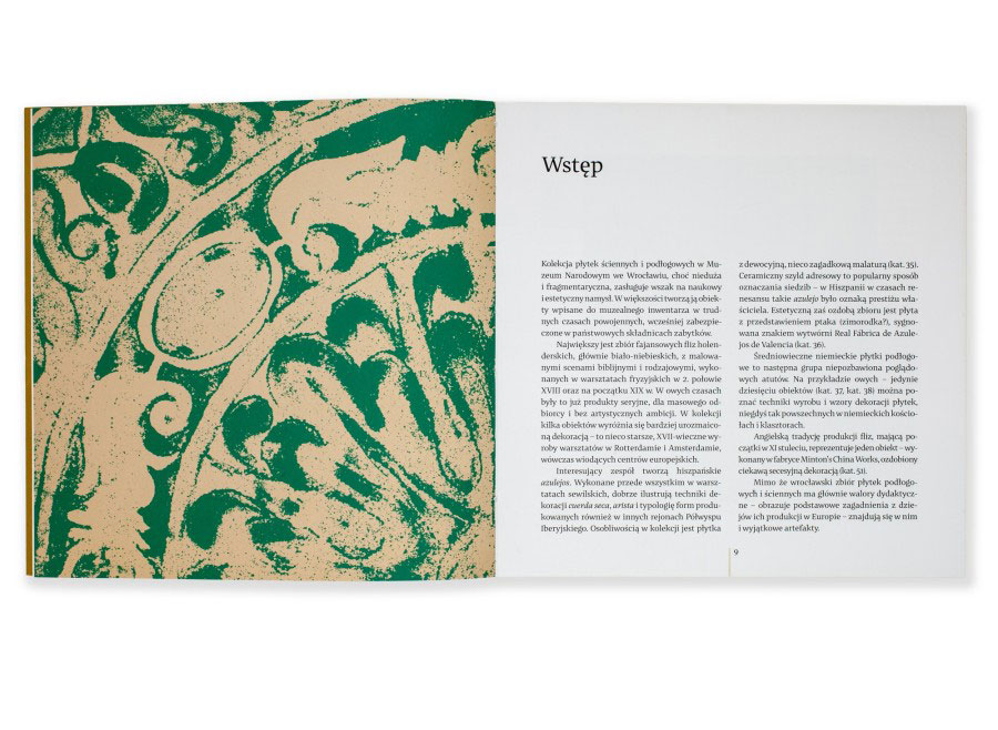 Katalog „Flizy” – wnętrze publikacji