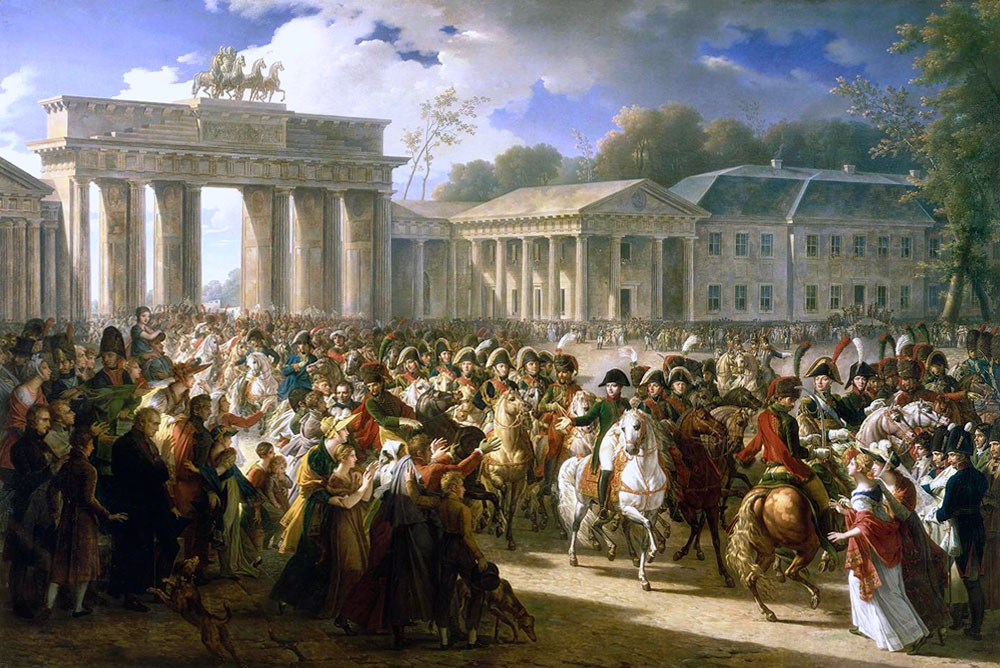 Wjazd Napoleona do Berlina 27 października 1806 r. na obrazie Charlesa Meyniera z 1810 r.