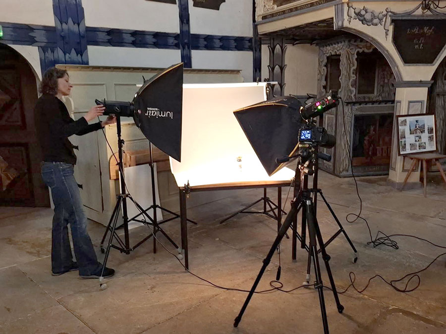 Fotografowanie obiektów w Kościele Pokoju