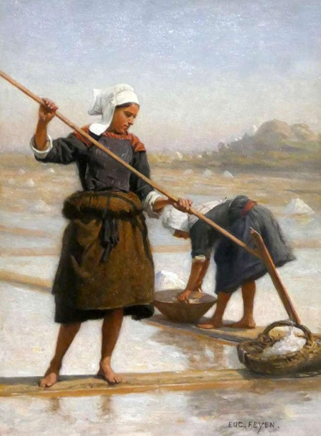 Eugène-Jacques Feyen, Kobiety pracujące na salinach (Les Paludières), ok. 1872