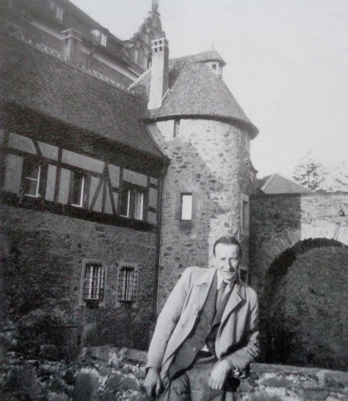 Günther Grundmann na zamku Czocha, lata 30. XX w.