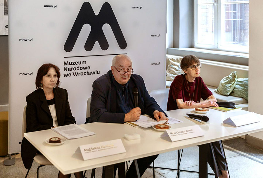 Konferencja prasowa przed otwarciem wystaw: Medale oraz Płytki, flizy