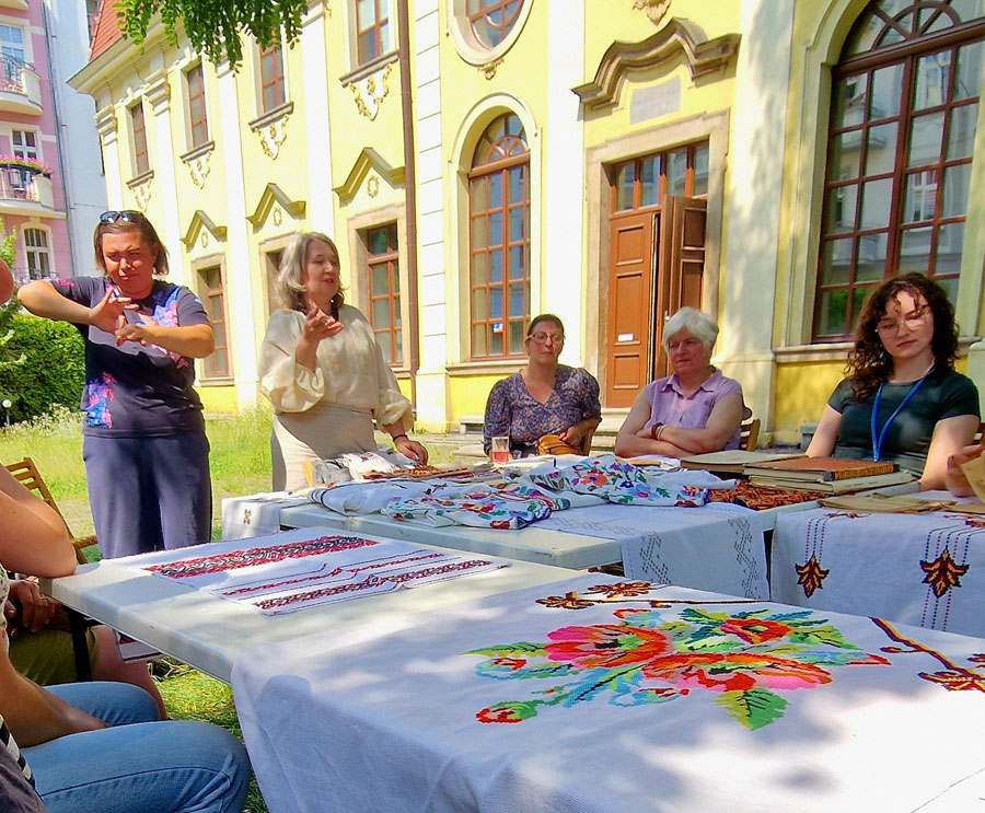 Warsztaty haftu wg wzorów ukraińskich w Muzeum Etnograficznym
