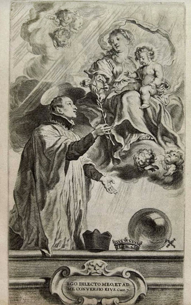 Galle, Św. Alojzy Gonzaga wg Abrahama van Diepenbeecka