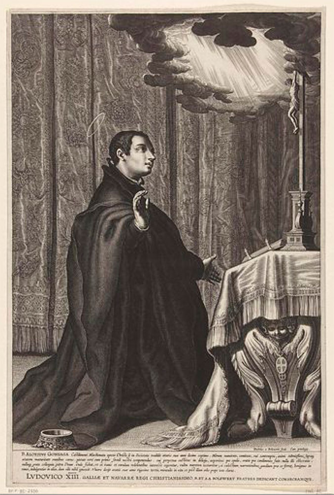 Galle, Św. Alojzy Gonzaga wg Boëtiusa A. Bolswerta