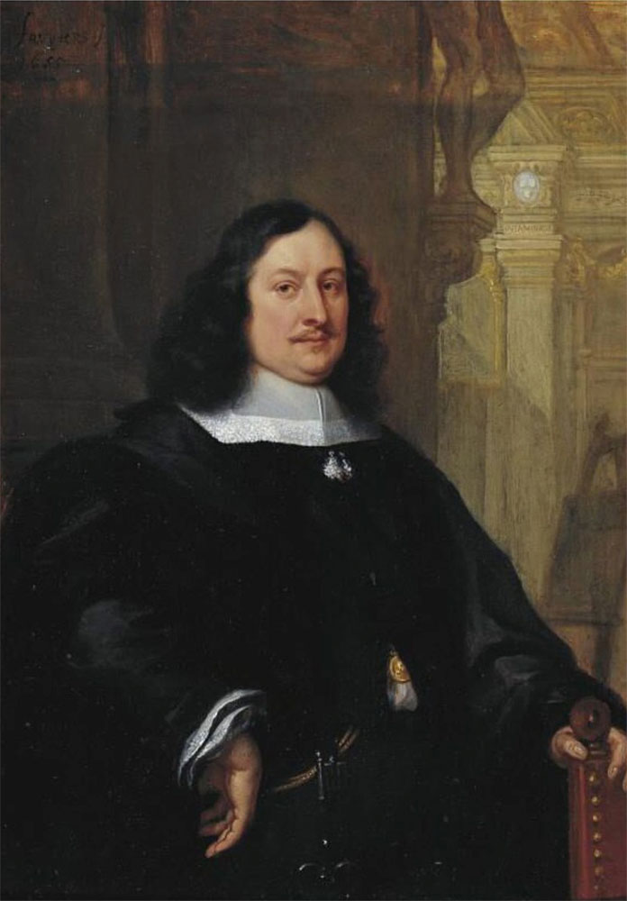 Philip Fruytiers, Portret Davida II Teniersa, 1655