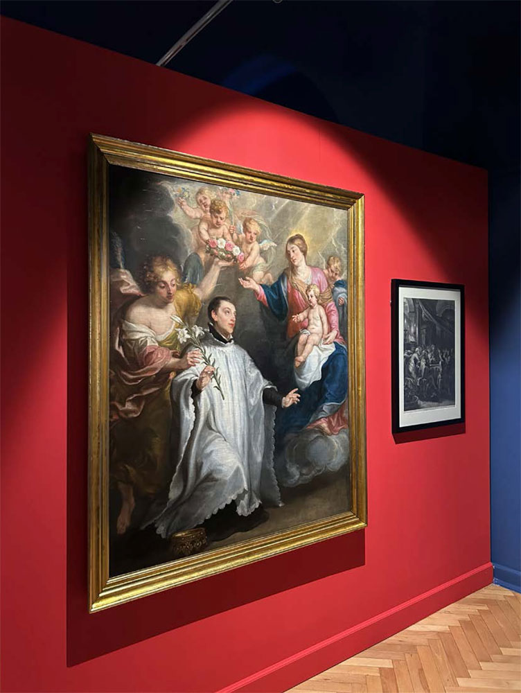 Obraz na wystawie „Rubens na Śląsku” w Muzeum Narodowym we Wrocławiu
