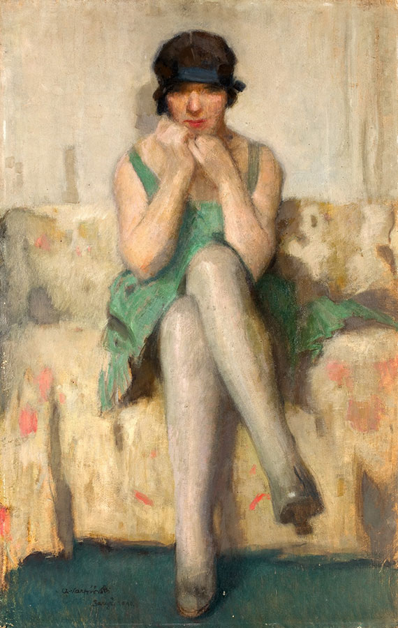 Alfons Karpiński, Modelka, 1922–1923