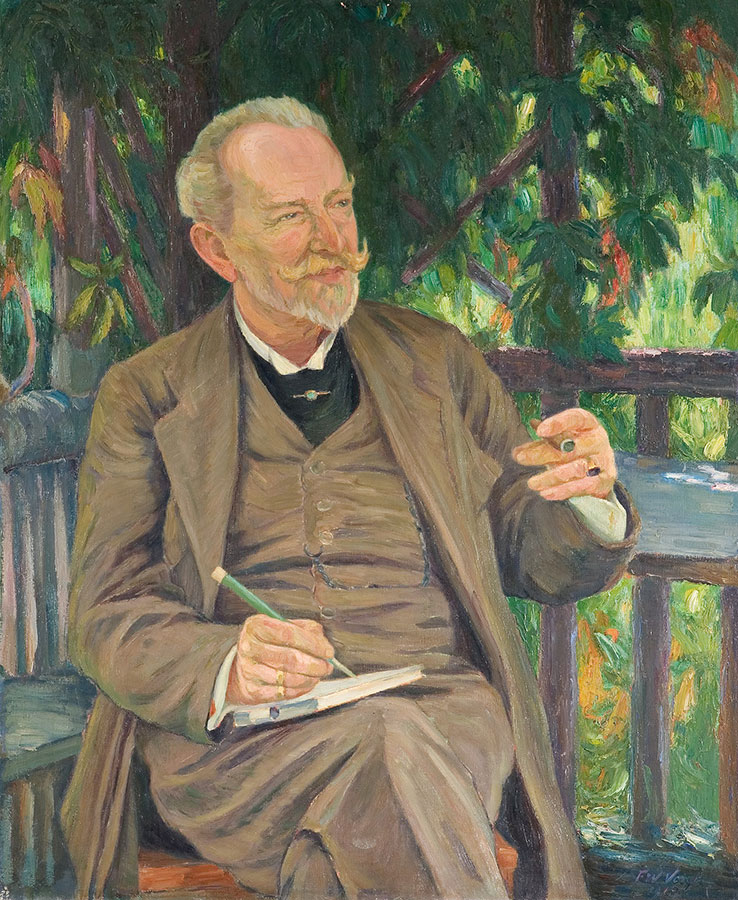 Franz Wilhelm Voigt, Portret Carla Ernsta Morgensterna, 1918