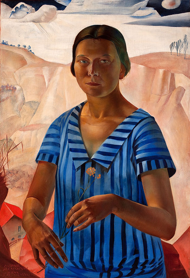 Ludomir Ślendziński, Portret Heleny Dobrowolskiej, 1926