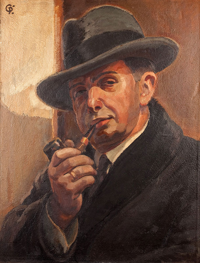 Paweł Gajewski, Portret Rudolfa Hubera, ok. 1930