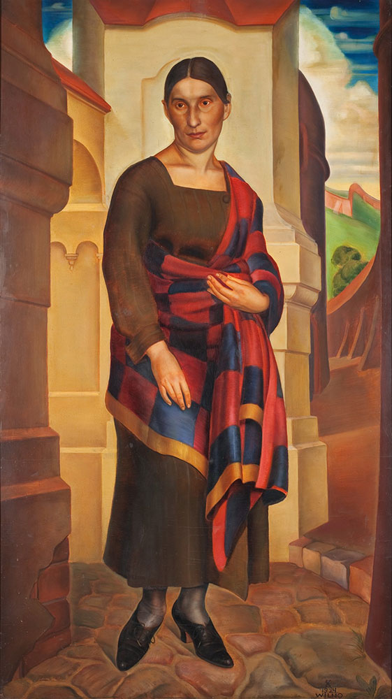 Edward Karniej, Portret żony, 1924