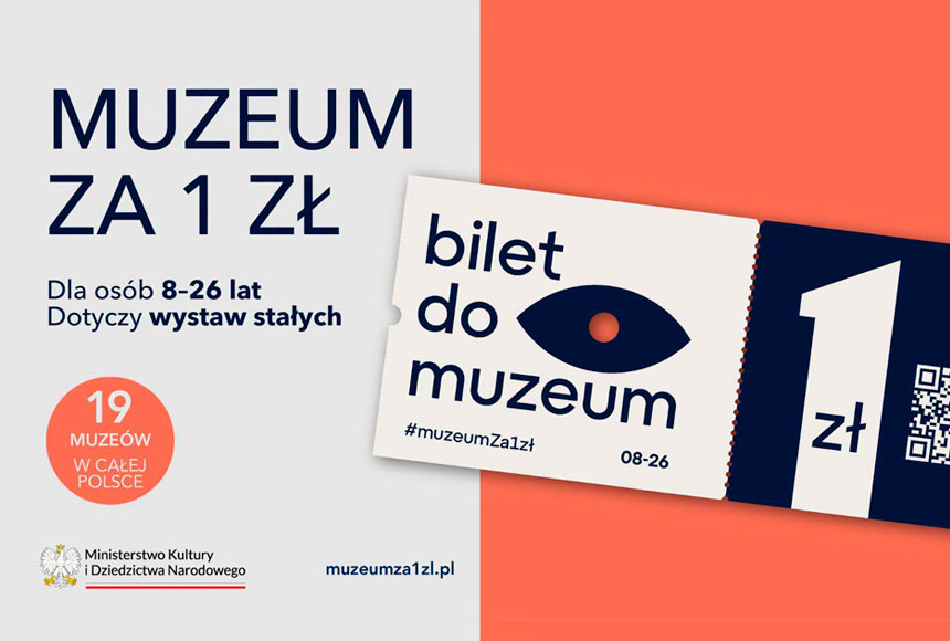 Bilet za złotówkę do muzeum