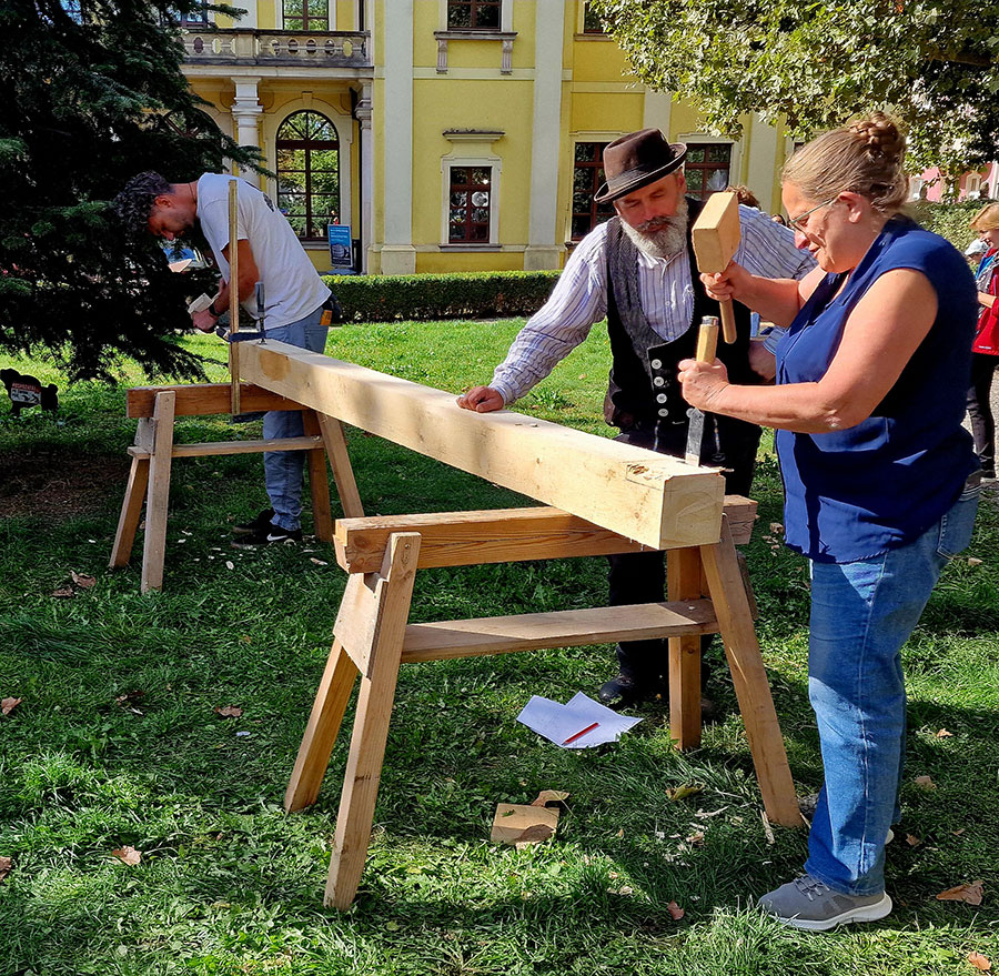 Warsztaty „Ciesielstwo tradycyjne regionu Bogatyni”