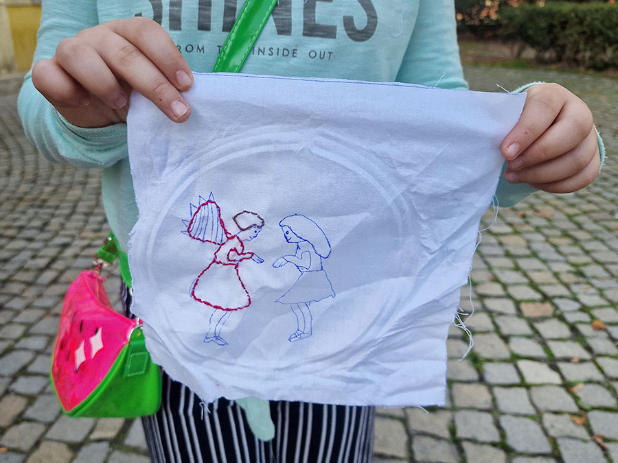 Warsztaty hafciarskie „Nowa koleżanka i nowy kolega”