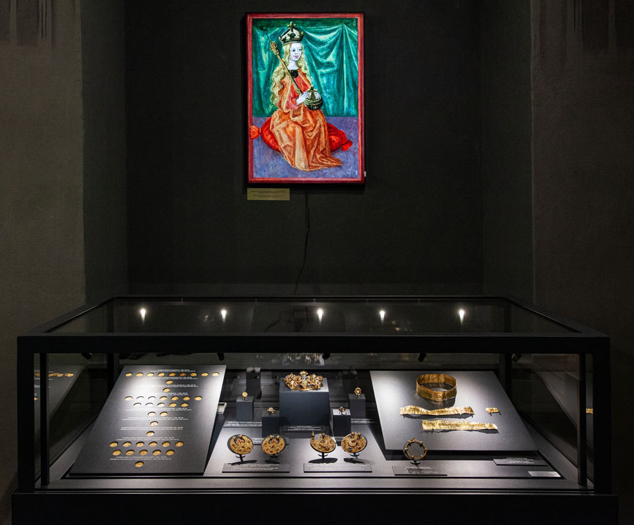 Prezentacja Skarbu Średzkiego w Muzeum Regionalnym w Środzie Śląskiej