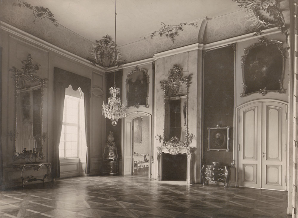 Sypialnia króla Fryderyka II, fot. lata 30. XX w.