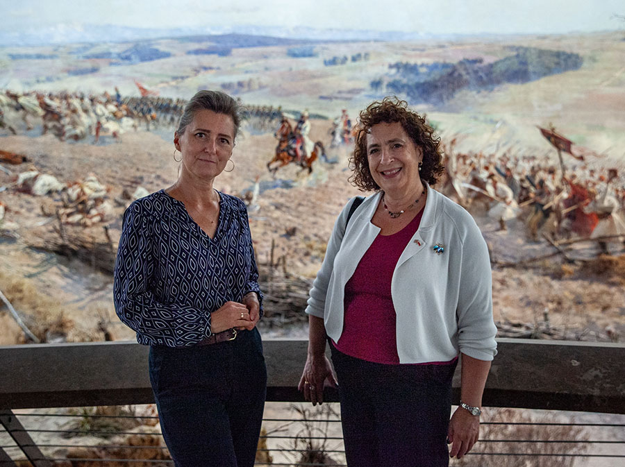 Ambasador Wielkiej Brytanii w Polsce z wizytą w Muzeum „Panorama Racławicka”