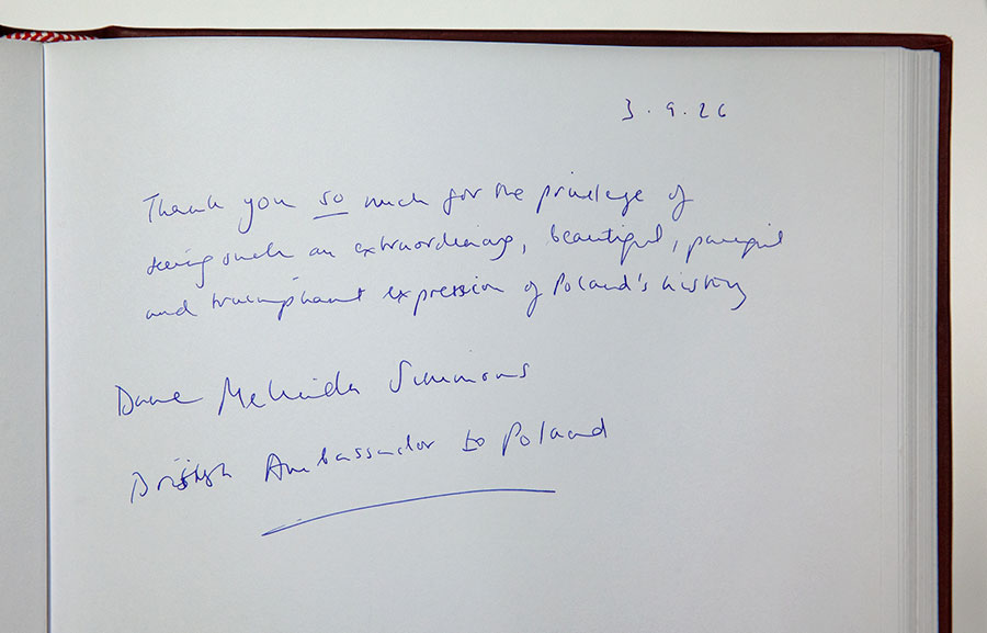 Ambasador Wielkiej Brytanii w Polsce z wizytą w Muzeum „Panorama Racławicka”