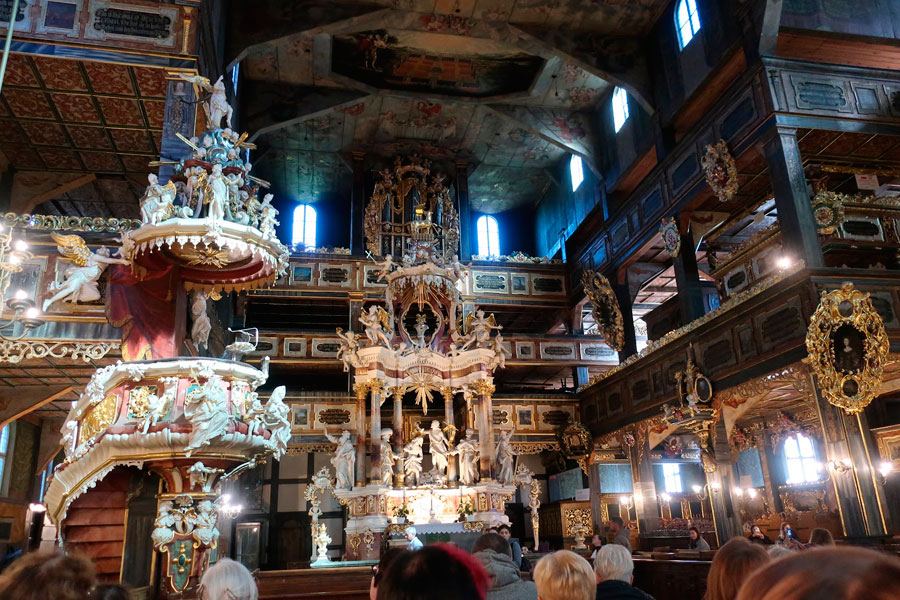 Wycieczka do Sobótki, Strzegomia i Świdnicy dla Stowarzyszenia Przyjaciół Muzeum Narodowego we Wrocławiu – Kościół Pokoju w Świdnicy