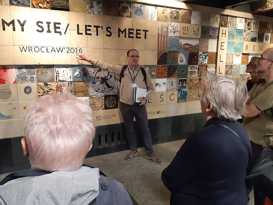 Fotorelacja z oprowadzania po Placu Dominikańskim dla Stowarzyszenia Przyjaciół Muzeum Narodowego we Wrocławiu w ramach Europejskich Dni Dziedzictwa