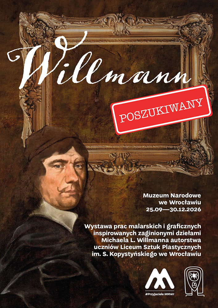 Plakat do projektu „Willmann poszukiwany”